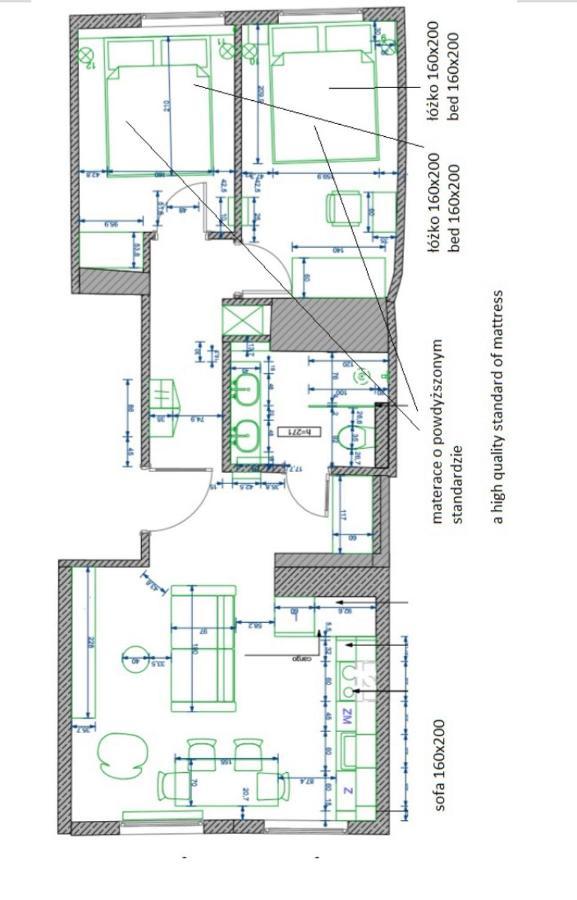 Family Luxury Nature Apartment, 1-6, 2 Sypialnie I Salon, 100M Bazylika Гданьск Экстерьер фото